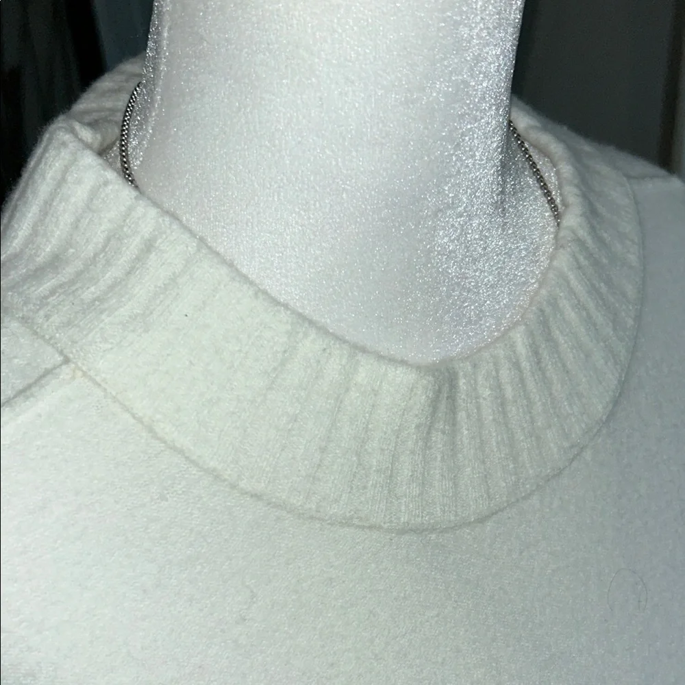 Free People oversized Cream Crew Neck Sweater